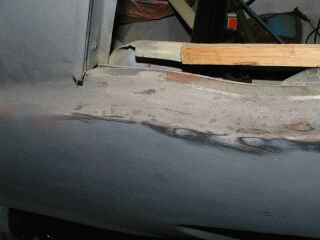 Pass Side 1/4 Weld