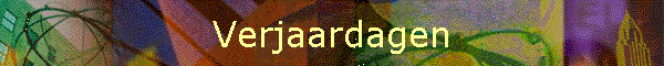 Verjaardagen