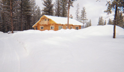 Driving up to the Cabin..