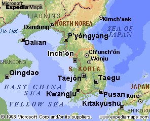 Map by Microsoft Expedia Maps