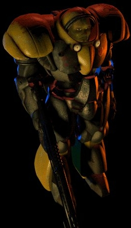 A Terran Marine In Body Armour