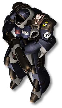A Terran Marine In Body Armour