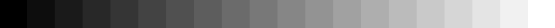 Adjust your screen brightness/contrast for 20 shades of black to white