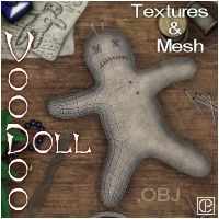 Freebie Voodoo / Hoodoo doll model, very simple