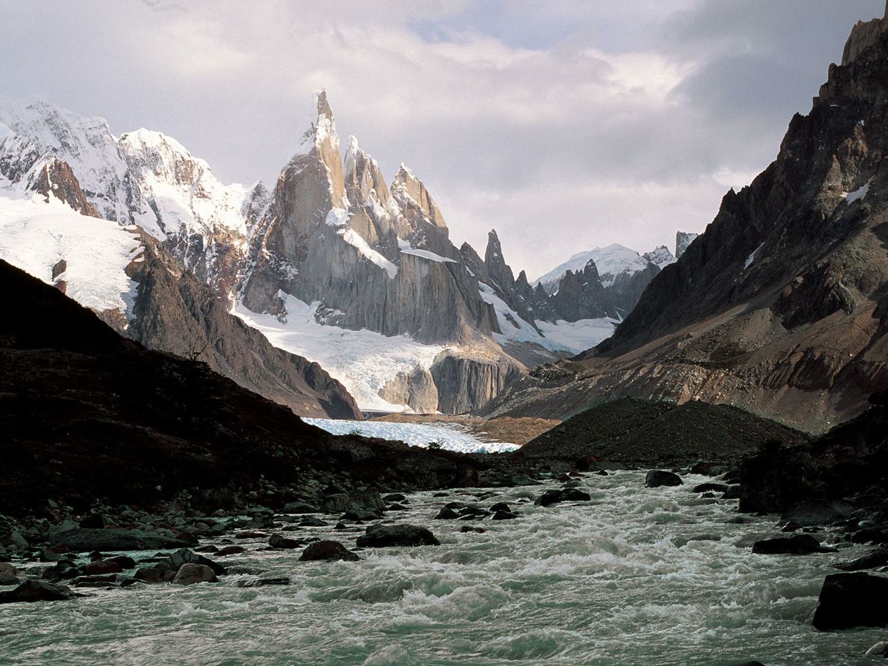 Mountains in Patagonia - probably more remote than what we're likely to see!
