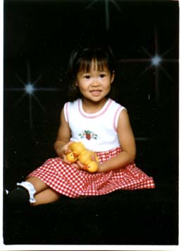 Jessica with Ducks