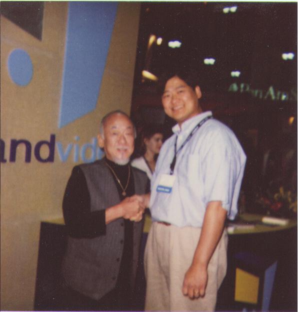 Mr. Miyagi gets to meet Peter