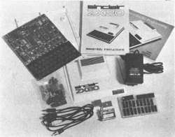 Contents of ZX80 kit