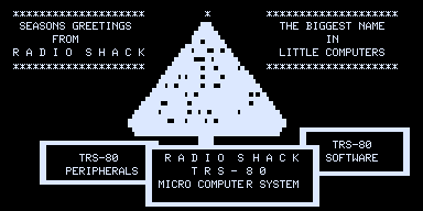 TRS-80 64-column screen