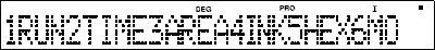 Function key menu