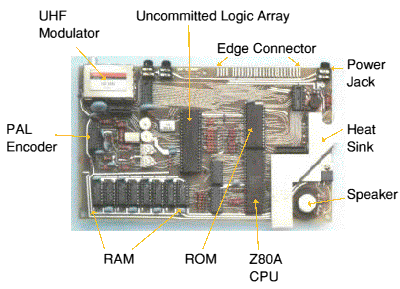 Printed circuit board of ZX Spectrum