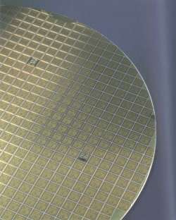 A silicon wafer