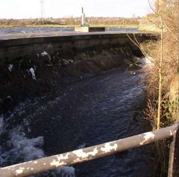 Channel from sluice