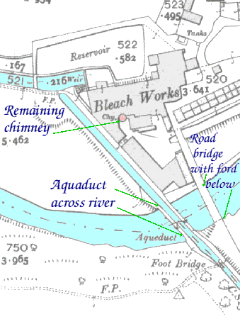1908 map of bleach works