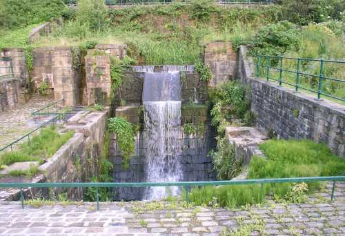 Water wheel pit
