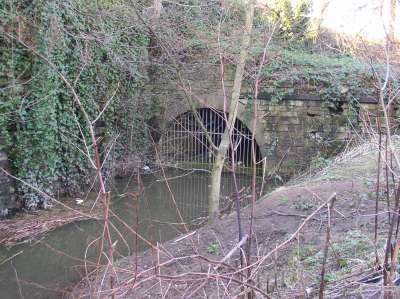Exit for water into Irwell