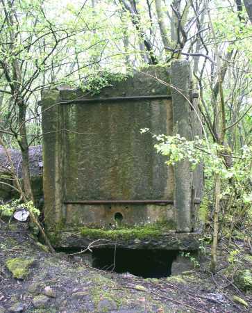 End view of tank