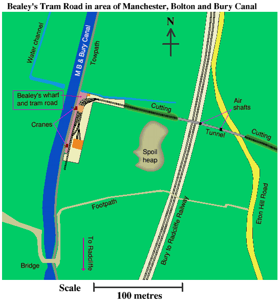 Map of Bealey's Wharf