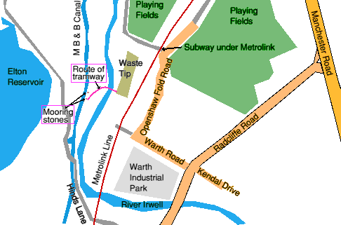 Map of Elton Tramway