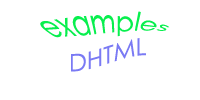 dhtml examples