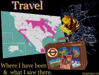 Travel. Where I have been & what I saw there.