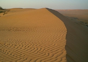 Nice sand dune, at about dusk