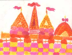 Red Magic Castle, by Irina Chirita