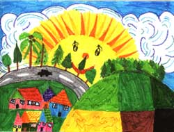 Smiling Sun, by Irina Chirita