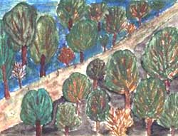 Spring Evening, by Petrea Gabriel