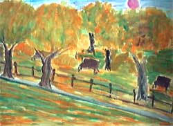 Autumn Lights, by Tarb� Dana