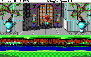 King's Quest I: Quest for the Crown starting screen