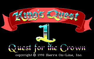 King's Quest I: Quest for the Crown title screen