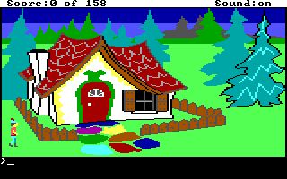 Hmm... Who could live in a gingerbread house?