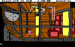 Trapped in a pirate ship