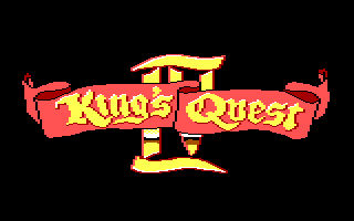 King's Quest IV title screen in AGI