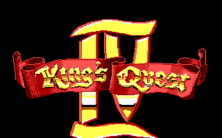King's Quest IV title screen in SCI