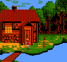 King's Quest V on the Nintendo Entertainment System - Starting screen