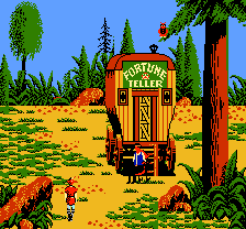 King's Quest V on the Nintendo Entertainment System - The Gypsy camp