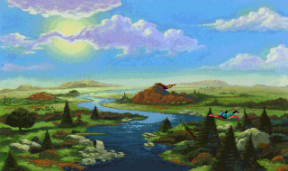 Flying to Serenia