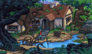King's Quest V: Absence Makes the Heart Go Yonder starting screen