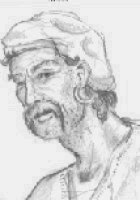 King's Quest VI pencil artwork: The Ferryman