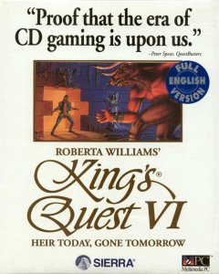 King's Quest VI: Heir Today, Gone Tomorrow CD version boxart