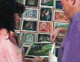 Game designers Jane Jensen and William Skirvin discuss the game storyboards