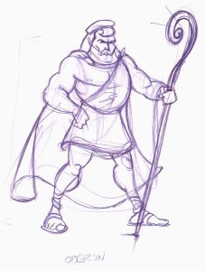 King's Quest VII concept art by Marc Hudgins - Oberon