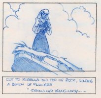 King's Quest VII opening movie storyboard - ''Grow up young lady...''