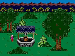 King's Quest on the Sega Master System - The well