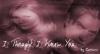 Drue/Andie - Andie thought she knew Drue, but she finds out she didn't know him at all.