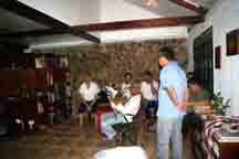 Discussion at the main hall