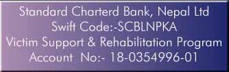 Our Bank Account Information