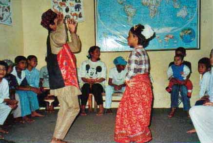 Children Showing cultural program